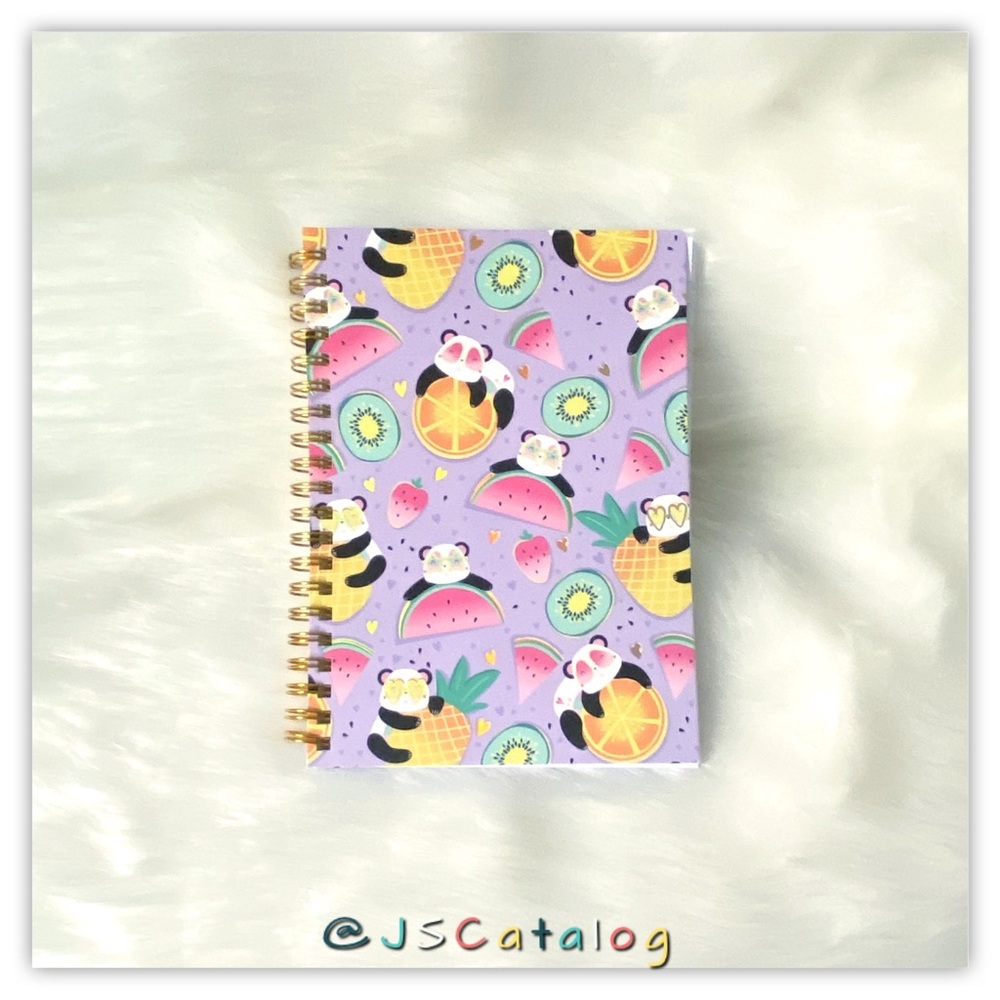 3 x Stylish Spiral-bound Notebooks Journals - 100 Pages